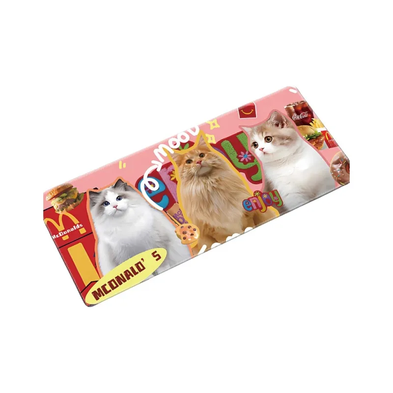 SHIBADU Rubber Cute Puppy Extra Large Office Desk Mat Cartoon Cat Book Desk Mat Computer Gaming Keyboard Pad Mouse Pads-18