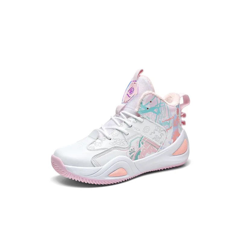ROBINHOOD Abrasion Resistant Support Children's Basketball Shoes Teenagers-3