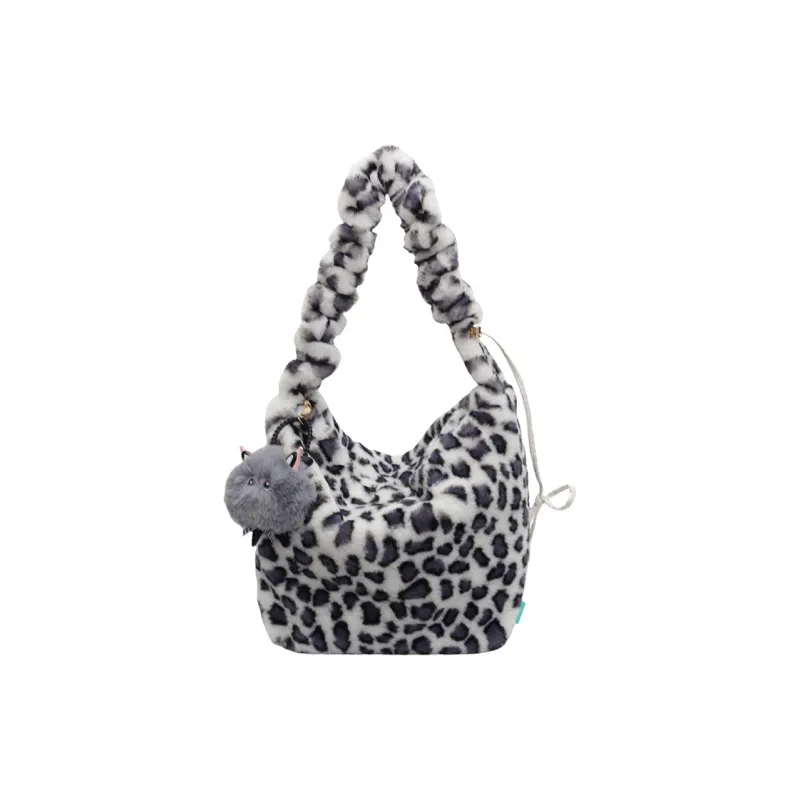 Yalu Plush Shoulder Bag Regular Women's Multicolor-19