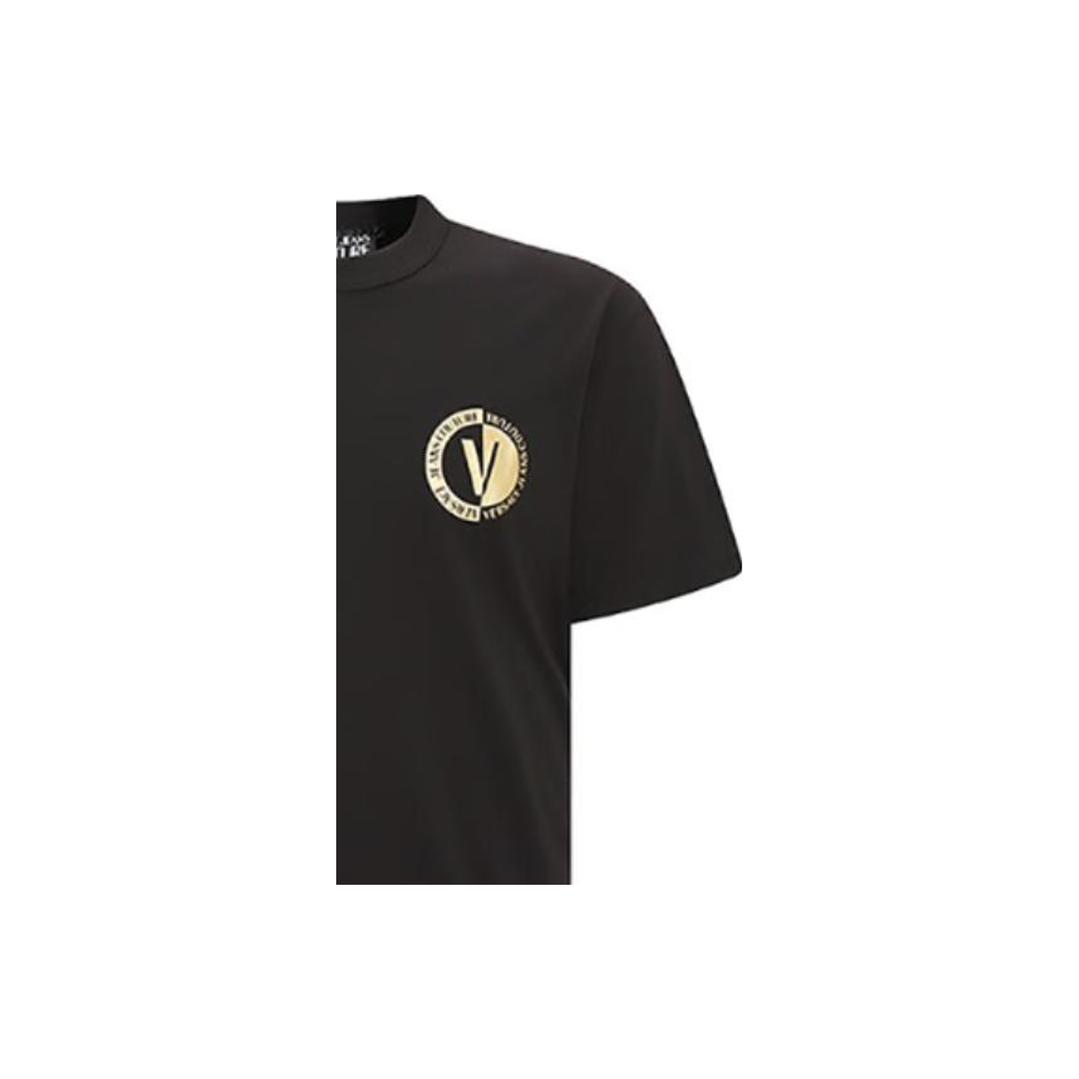 VERSACE JEANS COUTURE Logo-print Cotton T-shirt - POIZON