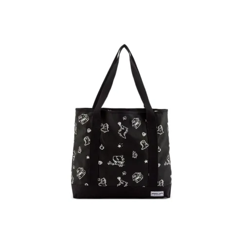 Vans Polyester Tote Bag Shopping Bag Handbag Unisex Black