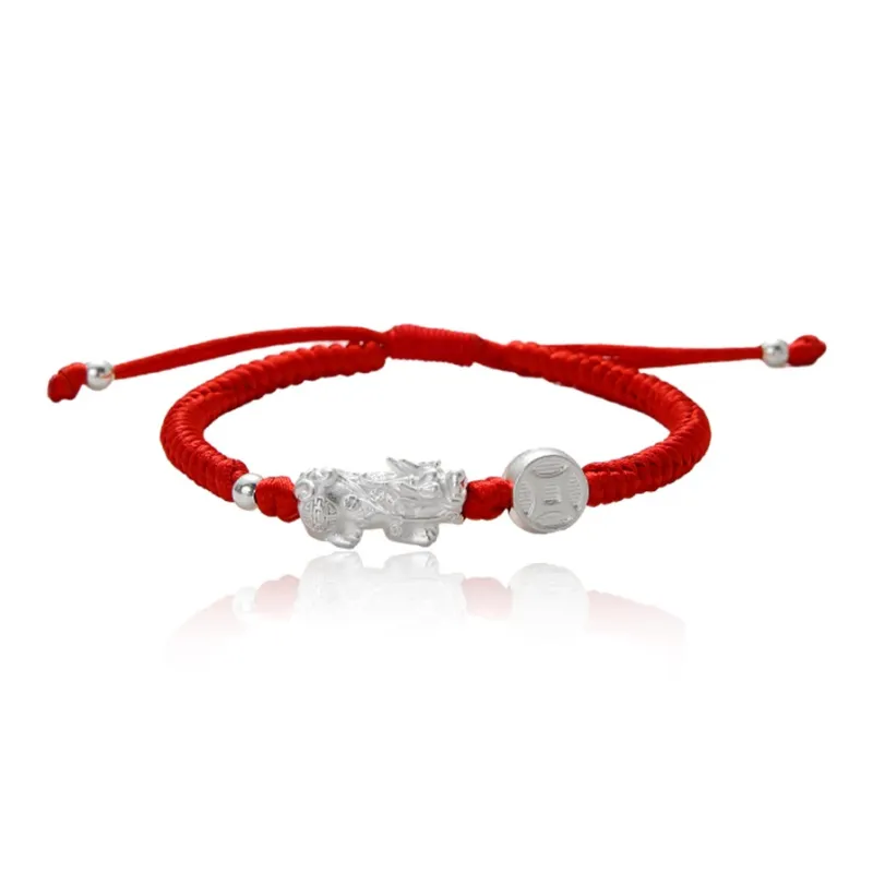 FOREVER MELODY Sterling Silver Rope Bracelets Unisex-12