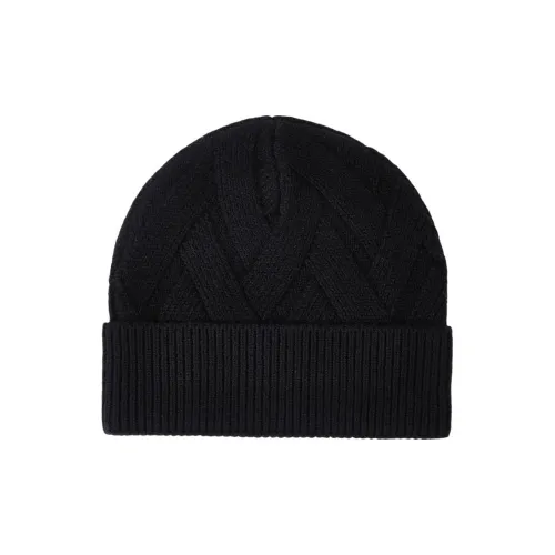 H YXIANG Pure Wool Beanies Men's