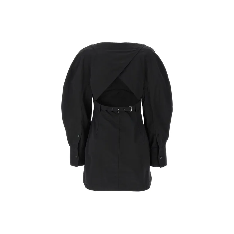 Jacquemus Asaco Shirt Dress 'Black'-1
