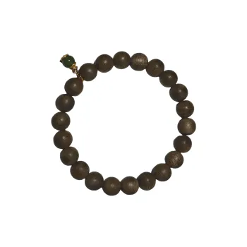 Xian Mu Fang Agarwood Bracelets Unisex Emerald Green