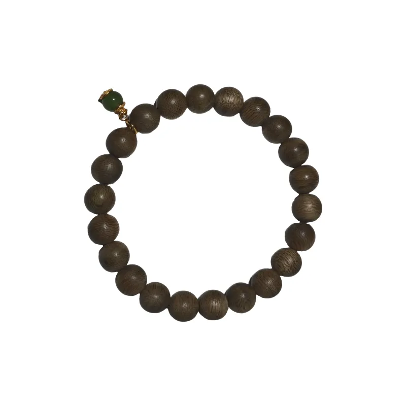 Xian Mu Fang Agarwood Bracelets Unisex Emerald Green-0