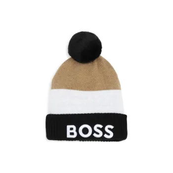 BOSS Logo embroidered Knitted Beanie
