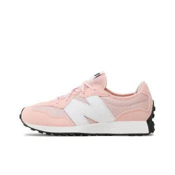 New Balance NB 327 Anti Slip Wear Resistant Low Top Kids Lifestyle Shoes Pink White Teenagers