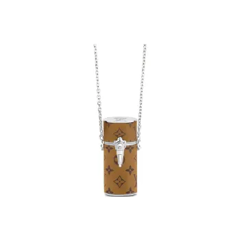 LOUIS VUITTON Lipstick Case Reverse Monogram Brown