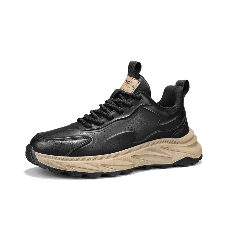 G.N.SHIJIA Height Increasing Wear-Resistant Lightweight Water-Resistant Slip-Resistant Low-Top Casual Shoes Men's-1