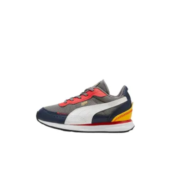 PUMA Road Rider Anti-Slip Wear-Resistant Low-Top Kids' Running Shoes Gray Kids'