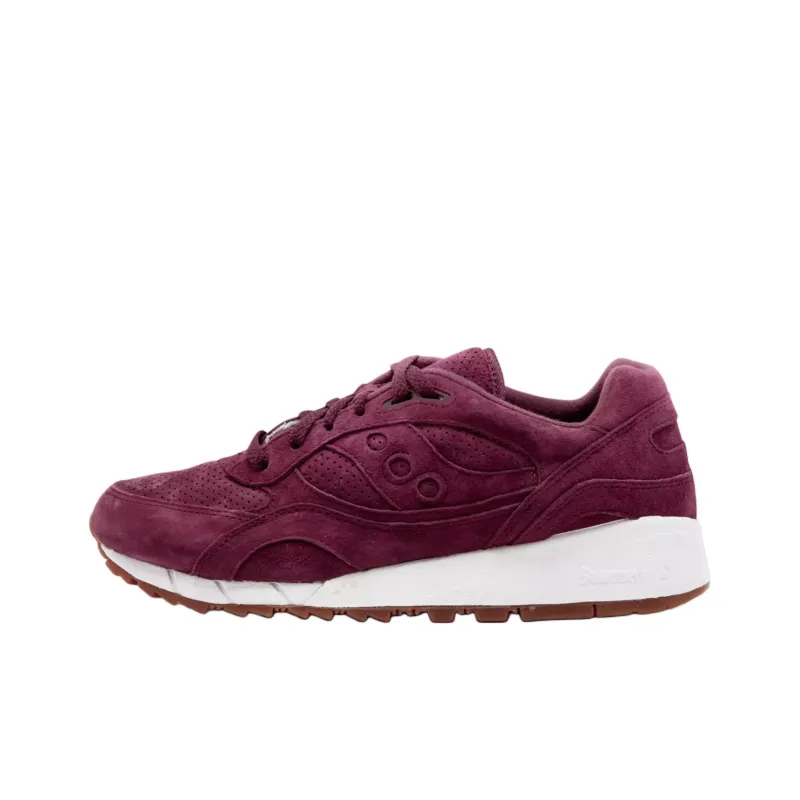 Saucony Shadow 6000 Burgundy Suede Packer Shoes-0