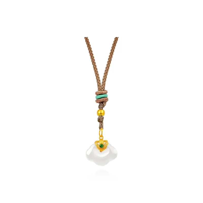 Chongqing Gold Store Chalcedony Necklaces Women's-0