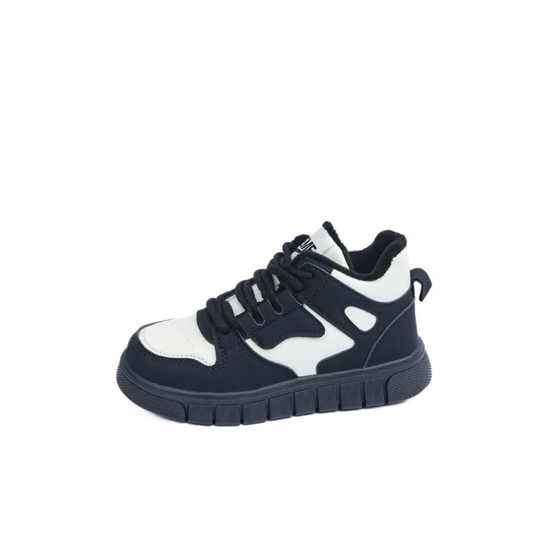 ROBINHOOD Slip Resistant Mid Top Kids' Skateboarding Shoes Black Kids'-1