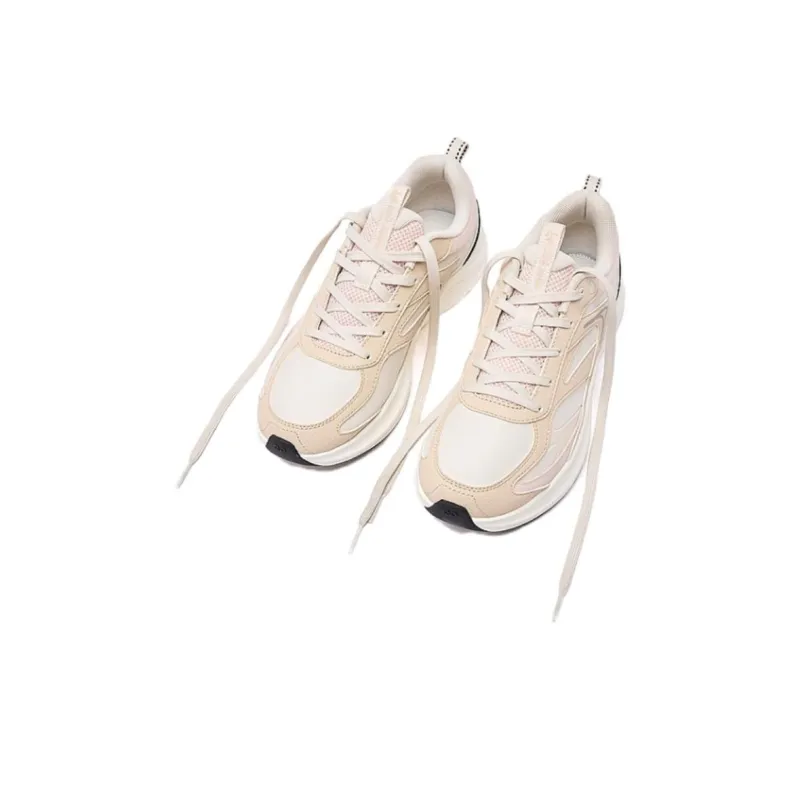 QIAODAN Slip Resistant, Abrasion Resistant, Waterproof Low Top Running Shoes Women's Pink-2