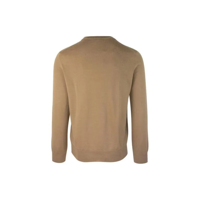 LACOSTE Logo Embroidered Crewneck Knitted Jumper-1