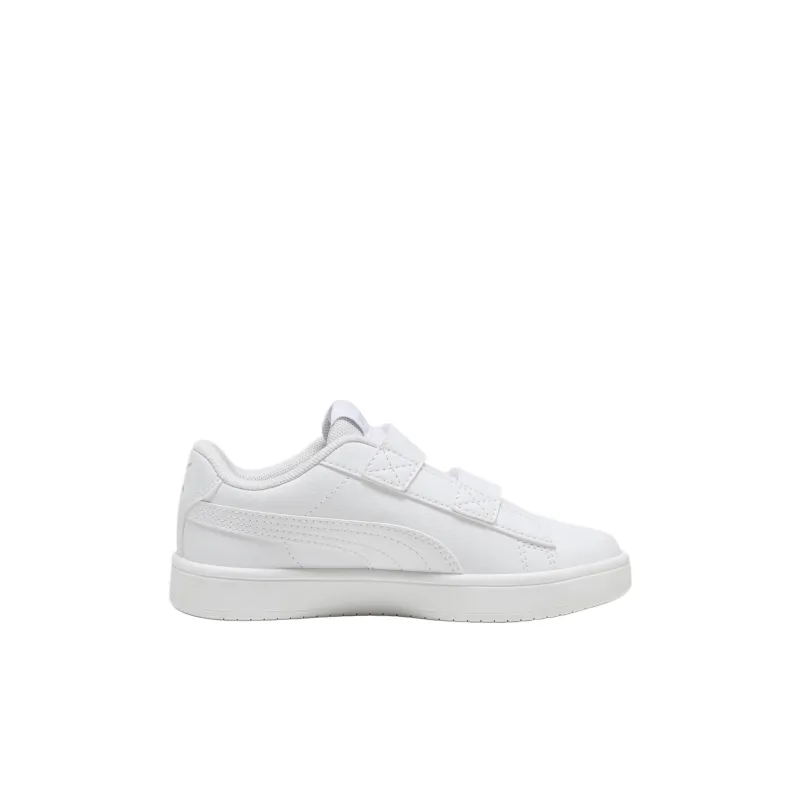 PUMA Rickie Anti Slip Wear Resistant Low Top Kids' Skateboarding Shoes White Children Aged 3 7 Years Old-1