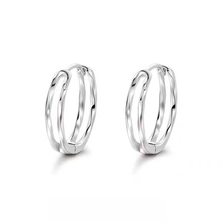ZWU 999 Fine Silver Earrings Unisex-8