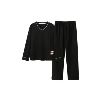 Follow The United States Pajama Set Women's Black