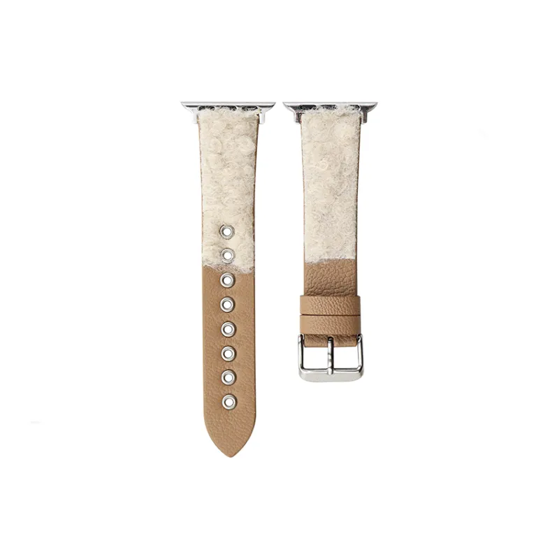 Vobafe Watch Band Apple Compatibility Genuine Leather Material-4
