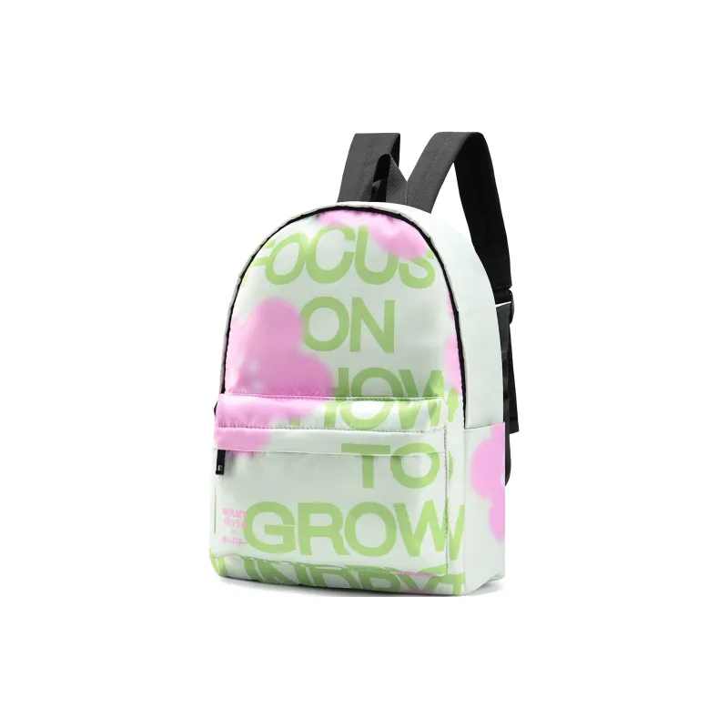 ONRF SOUNDBYTE Polyester Backpack Laptop Bag Unisex White-11