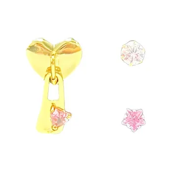 VERENA REINE Titanium Steel Stud Earrings Women's Gold