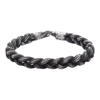 LUCKYMOJO Sterling Silver Bracelets Unisex