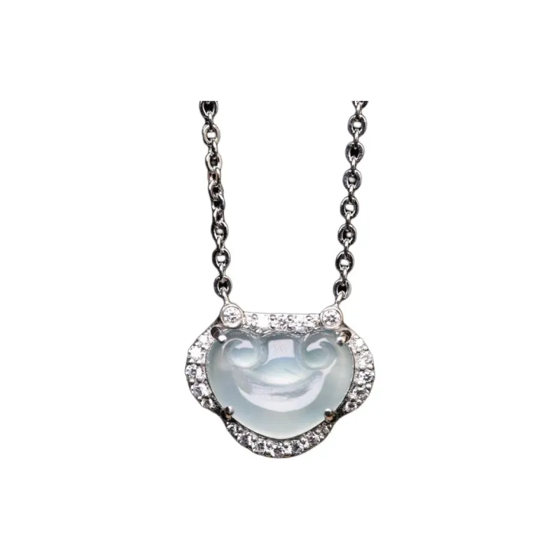 KALAIYIN Ice Type Jadeite Necklaces Kids'-0
