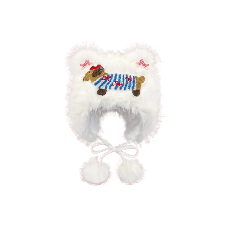 SLEEPYWALK Polyester Trapper Hats Women's-2