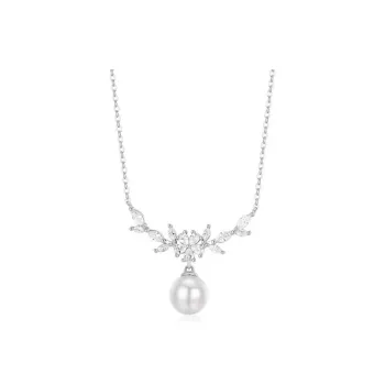 J&KINGLAY S925 Silver Necklaces Women's