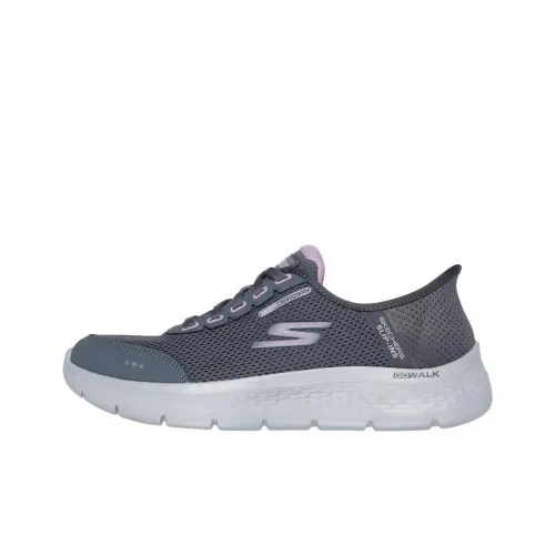 Skechers Slip Ins Anti Slip Wear Resistant Low Top Casual Shoes Women's Gray