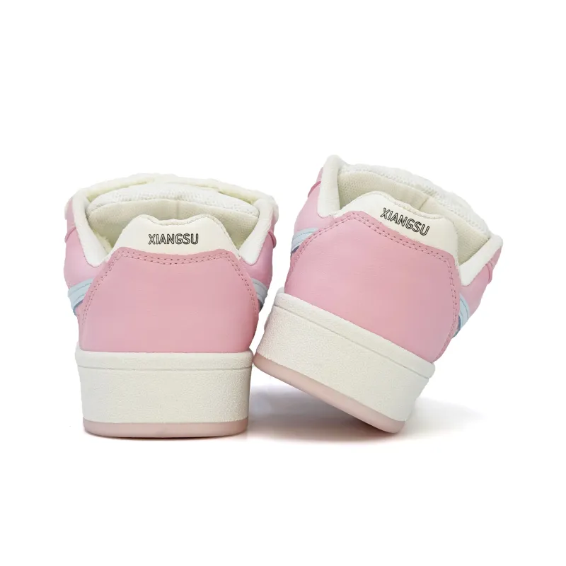 XIANGSU Fashion Trend Comfortable Commute Versatile Low-Top Skateboard Shoes Women's-49