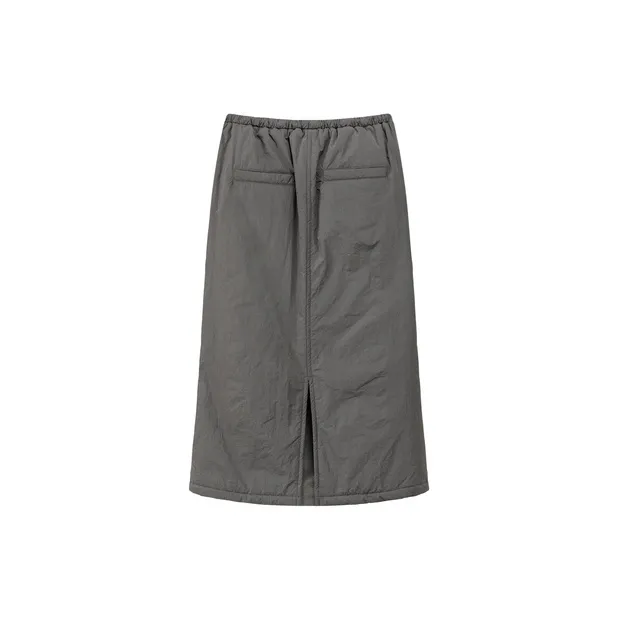 CHUU Casual Long Skirts Women's Carbon Gray-1