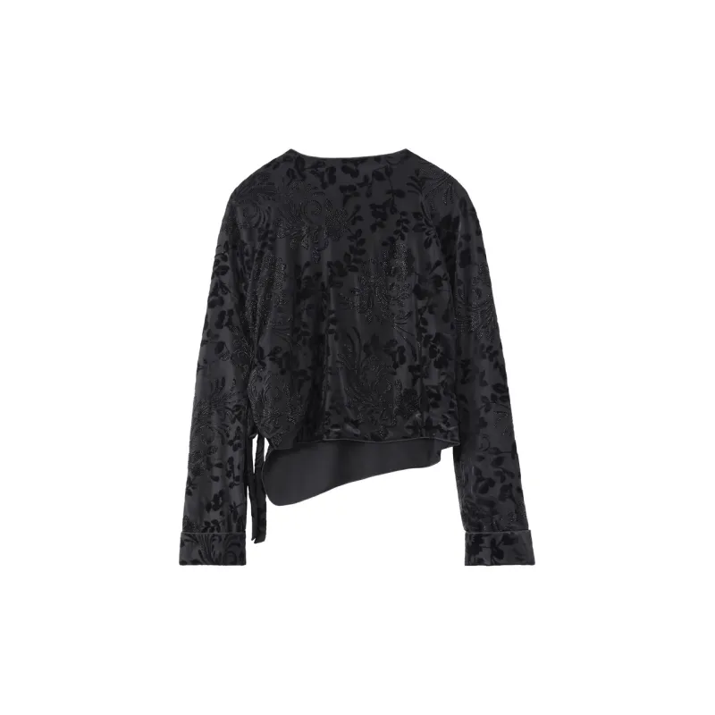 TCH T Shirt Women's Black With Black Logo-1