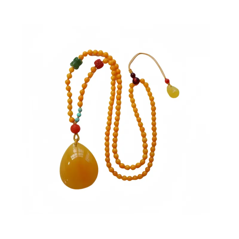 Xifeng Building Beeswax Necklaces Unisex-0