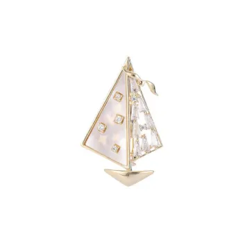 Lockstarfy Mother Of Pearl Brooches Unisex