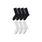 [7 Pack/Boneless Slouch Socks]4 Black+3 White