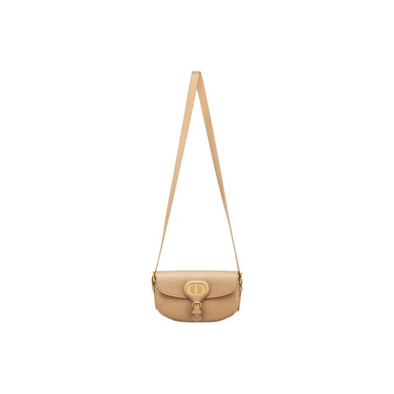 DIOR Bobby Grained Calfskin Crossbody Bag, Shoulder Bag Regular Women's Khaki-4