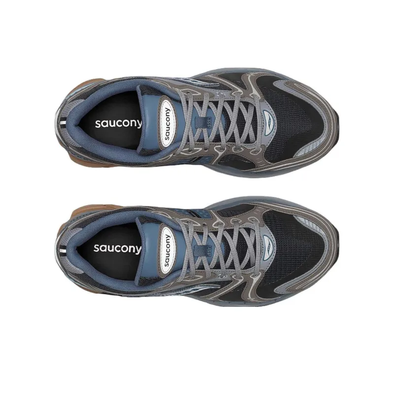 Saucony Progrid Omni 9 Winter Tech Caviar Morel-3