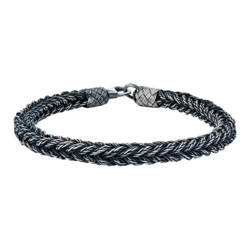 LUCKYMOJO 990 Silver Pure Silver Bracelets Unisex
