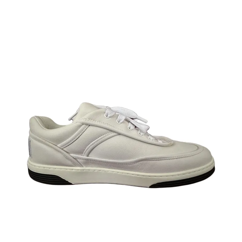 CHANEL Low Top Skateboard Shoes Women's White-1