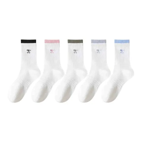 Bejirog Mid Calf Socks Women's 5 Pack