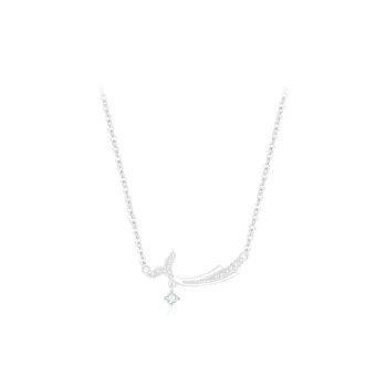 PRETTY DIARY S999 Fine Silver Necklaces Women's