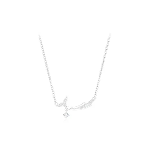 PRETTY DIARY S999 Fine Silver Necklaces Women's