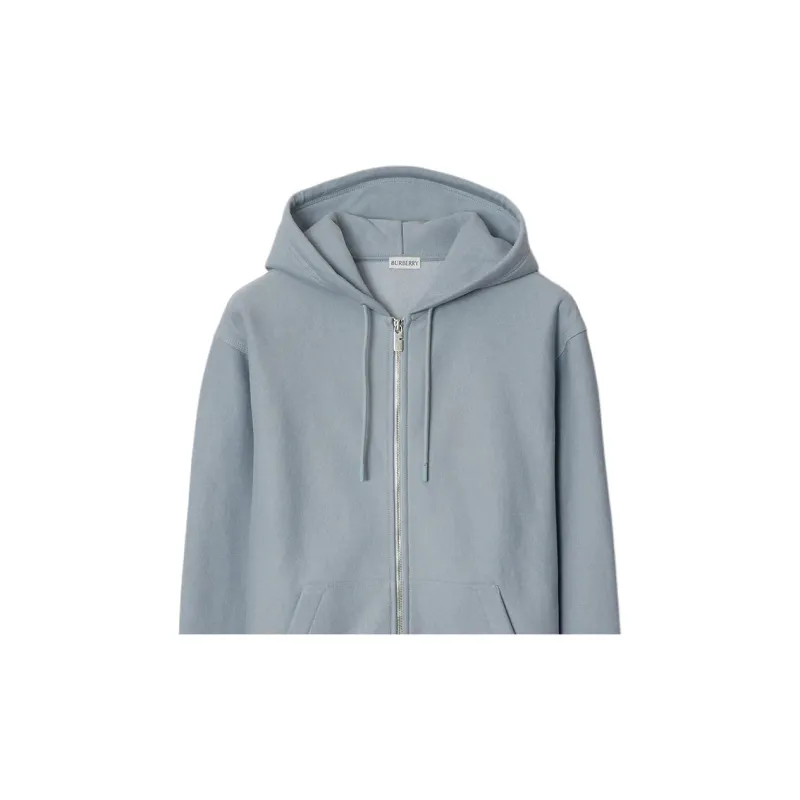 Burberry Logo print Zip up Hoodie-4