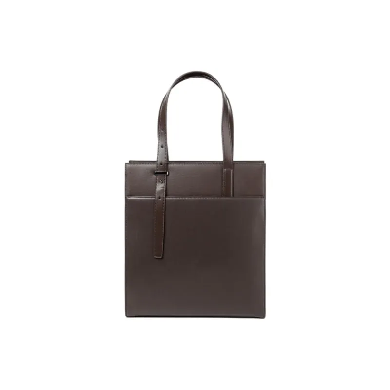 SAMSONITE Pu Tote Bag Shopping Bag Handbag Regular Unisex Brown-3