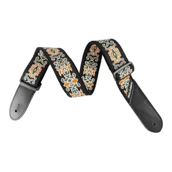 REAL MISSION R .M Apollo's Stride Guitar Bib & Brace Fabric Material Embroidered Pattern Guitar Accessories