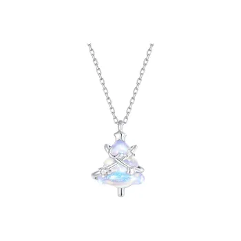 LUCKY ZHY S925 Silver Necklaces Women's