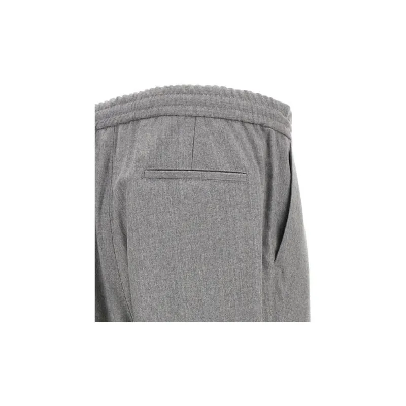 Brunello Cucinelli Pleated Tapered Leg Trousers-8