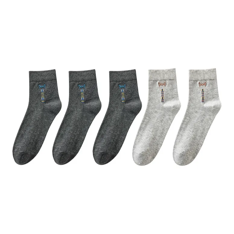 MIIOW Mid Calf Socks Men's 5 Pack-25